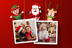 Create Beautiful Christmas Photo Frames for Christmas